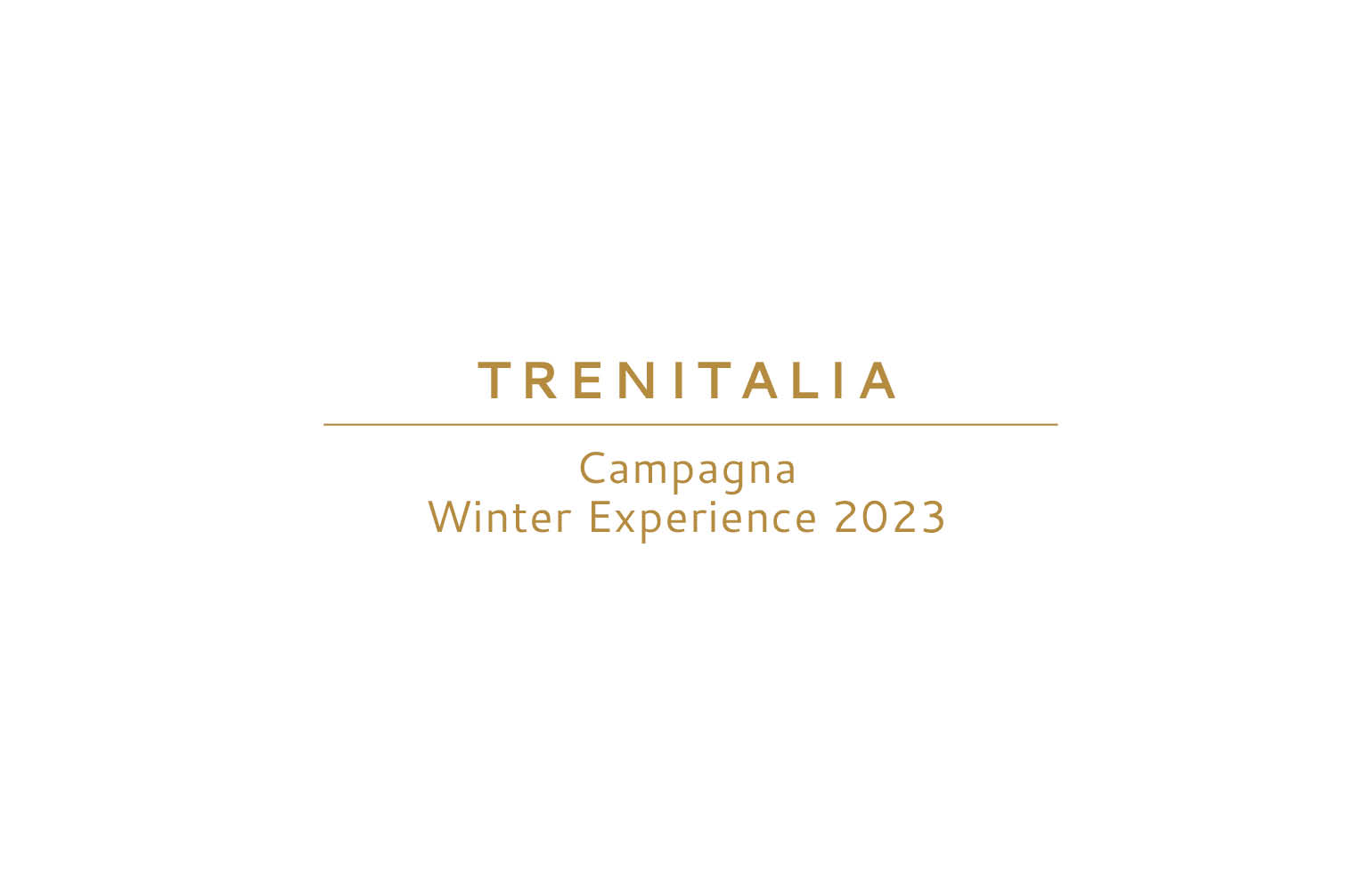 Trenitalia - campagna winter 2023