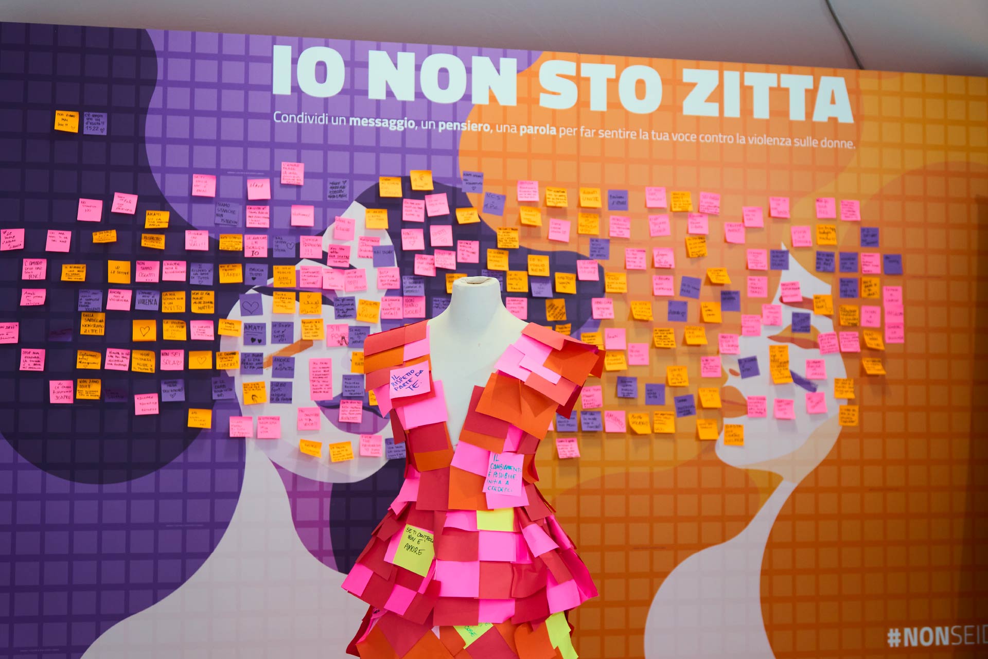 vento Contro la violenza sulle donne - #iononstozitta